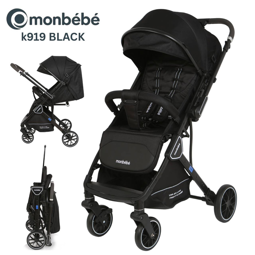 عربة أطفال MonBébé k919 قابله للطي