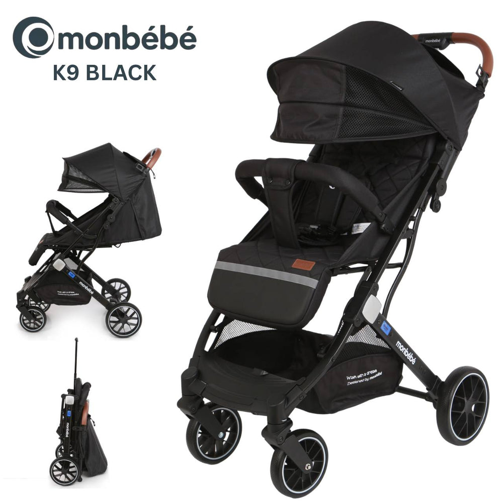 عربة أطفال MonBébé K9G – خفيفة الوزن ومثالية للسفر