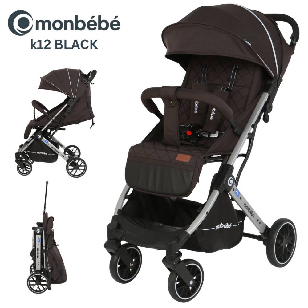 عربة أطفال MonBébé  K12 خفيفة وقابلة للطي للسفر
