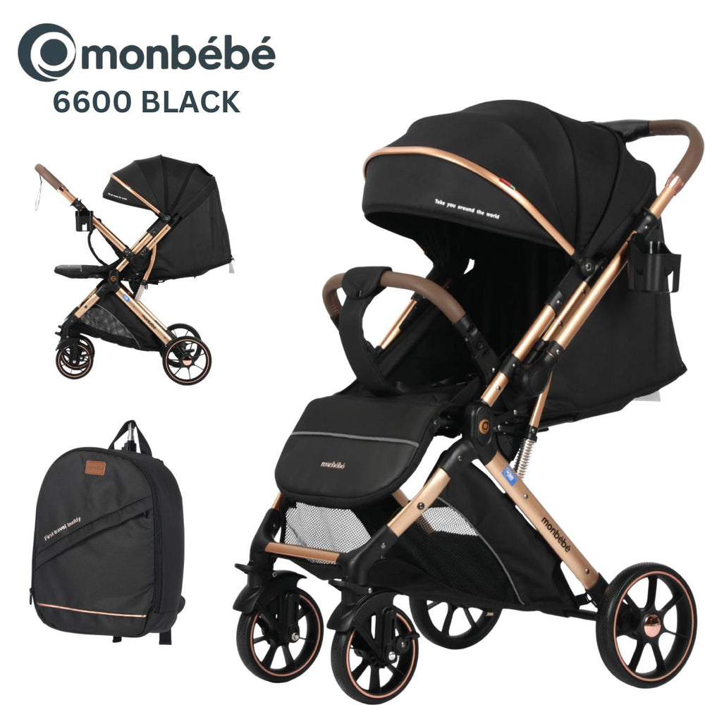 عربة أطفال  MonBébé 6600خفيفة وقابلة للطي للسفر