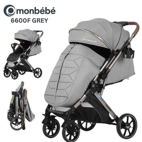 MonBébé  6600F عربة أطفل خفيفة وقابلة للطي للسفر